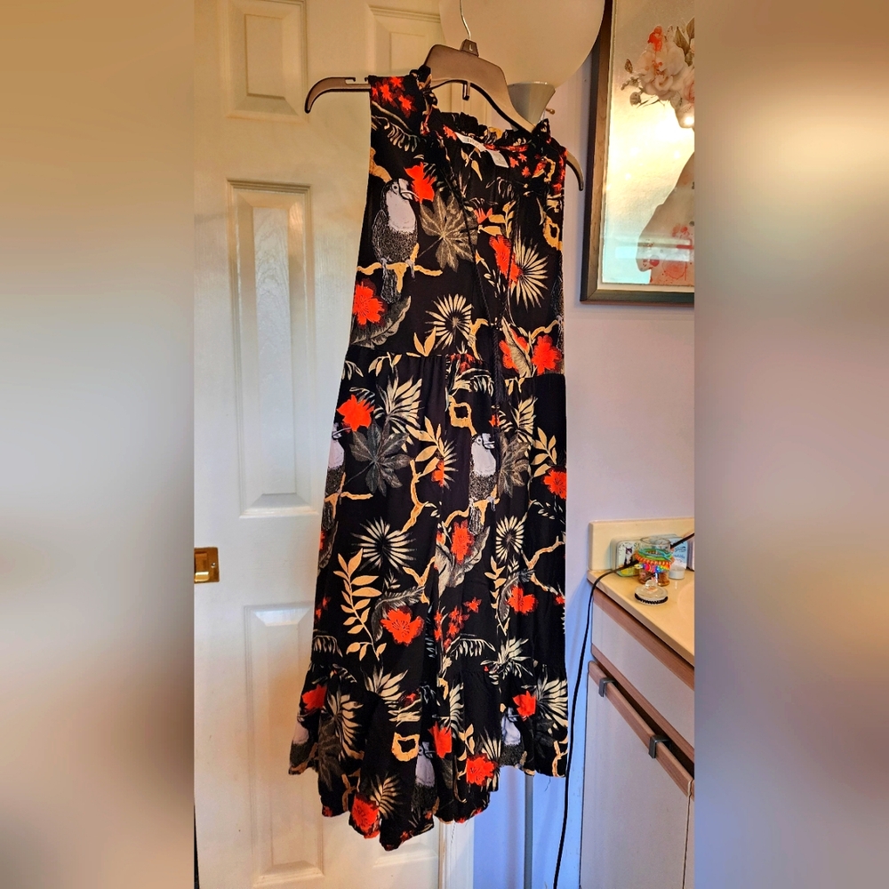 Sleeveless Toucan Dress